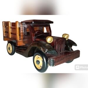 Wooden Rolling Farm Truck Handmade